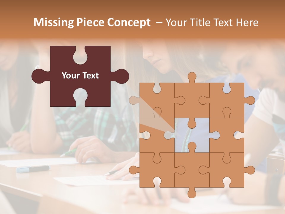 Write Workplace Study PowerPoint Template