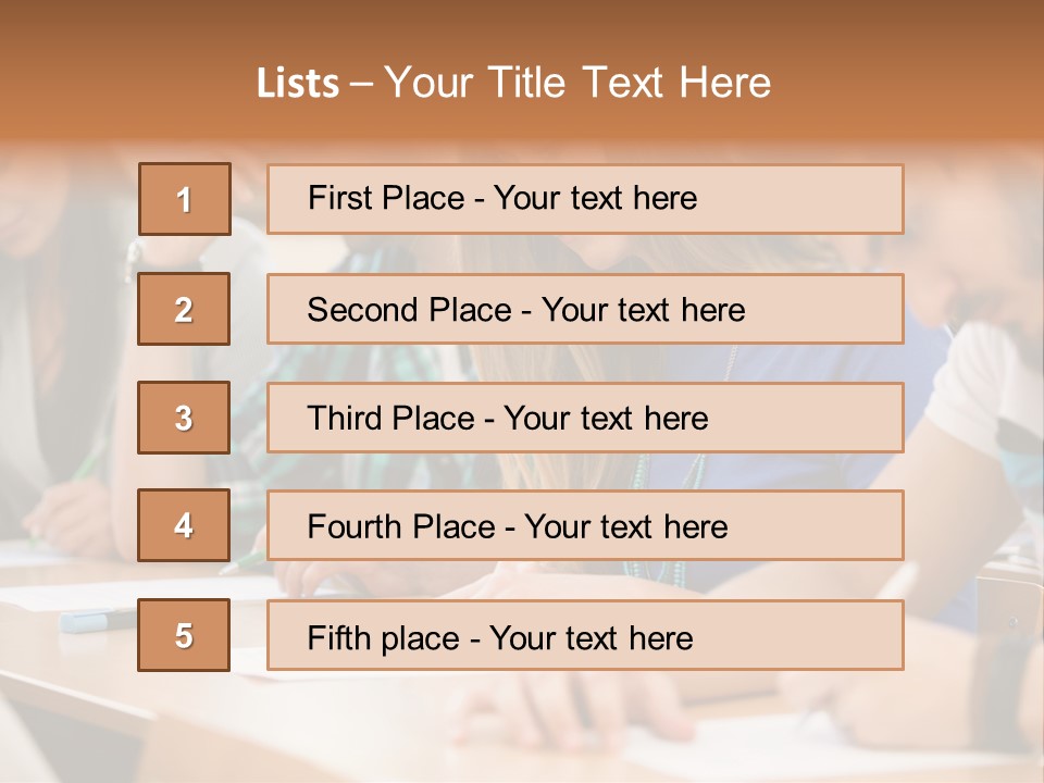 Write Workplace Study PowerPoint Template