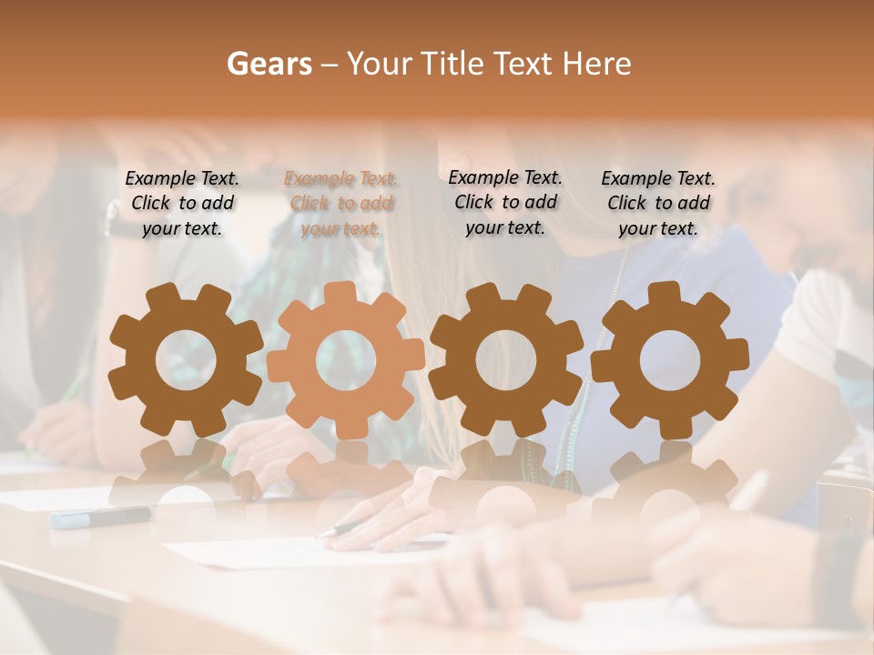 Write Workplace Study PowerPoint Template
