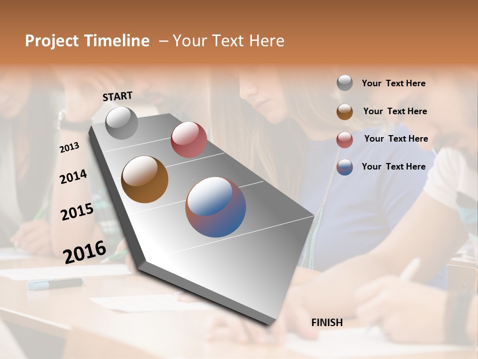 Write Workplace Study PowerPoint Template