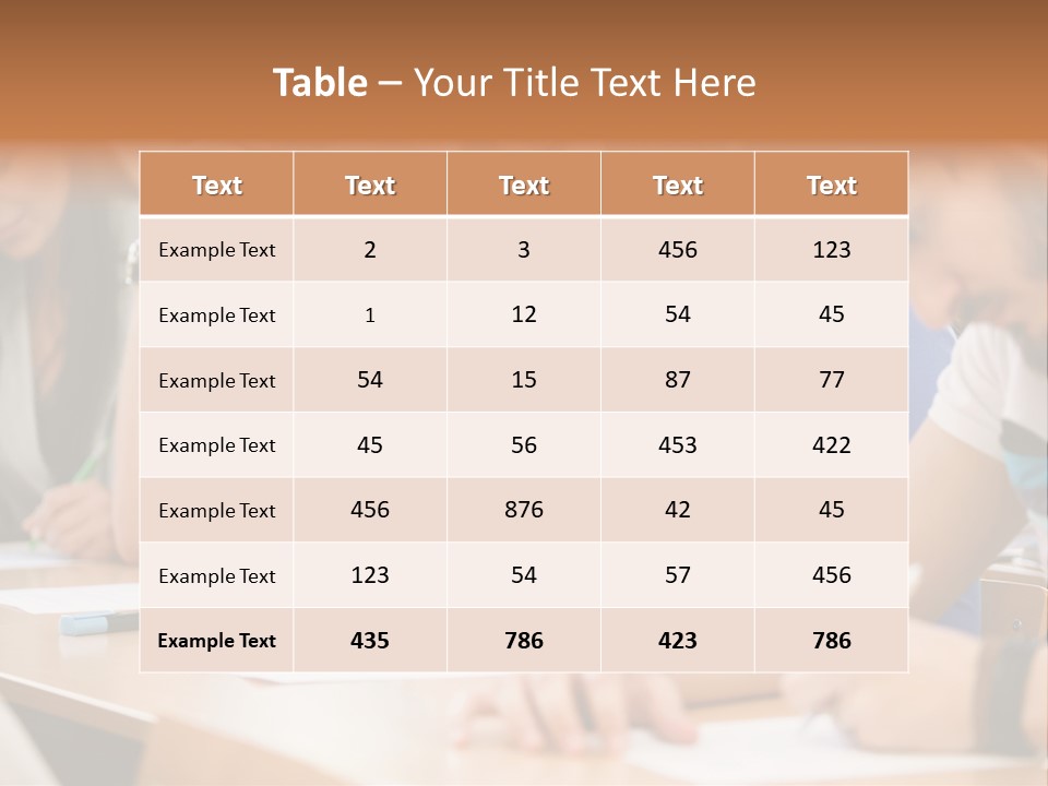 Write Workplace Study PowerPoint Template