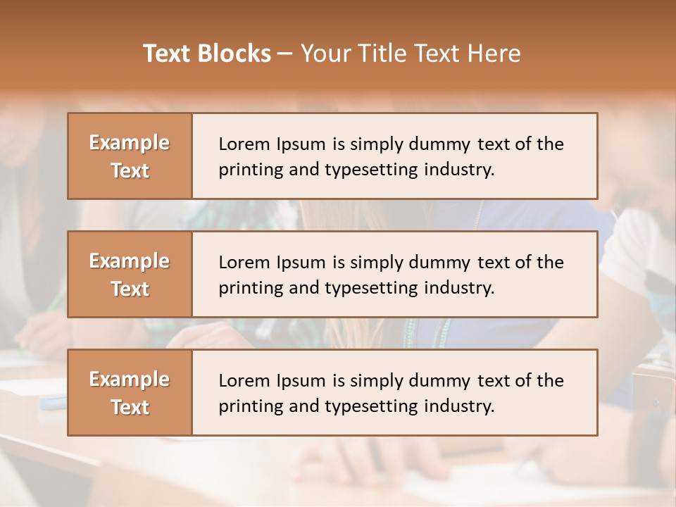 Write Workplace Study PowerPoint Template
