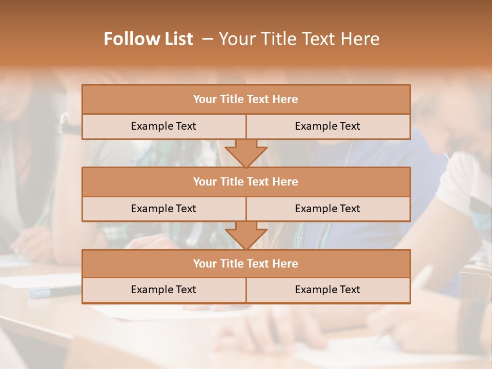 Write Workplace Study PowerPoint Template