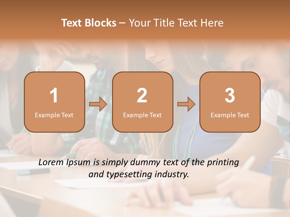 Write Workplace Study PowerPoint Template