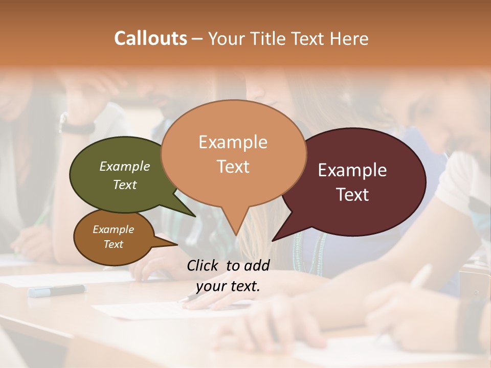 Write Workplace Study PowerPoint Template