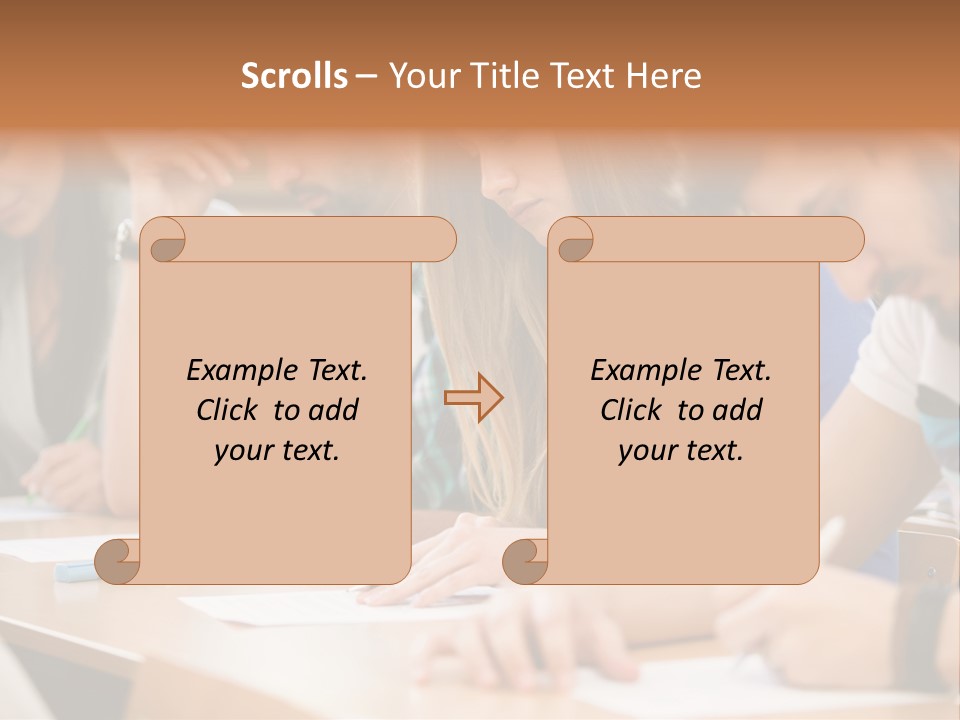 Write Workplace Study PowerPoint Template