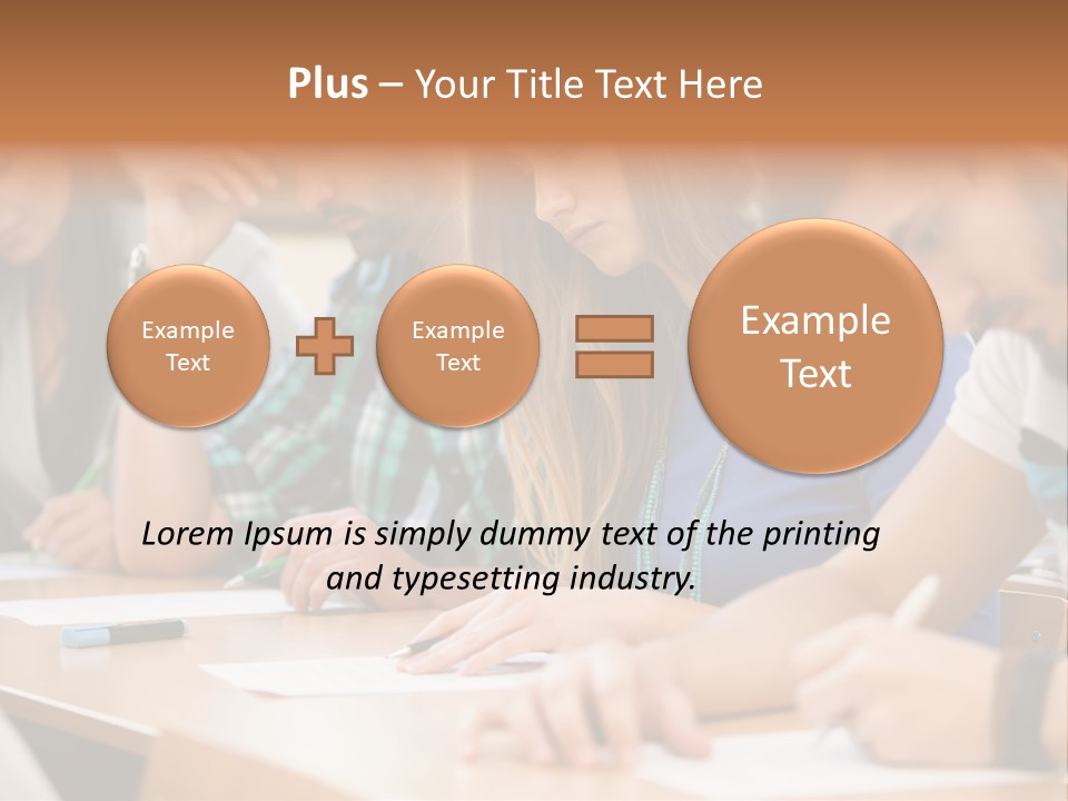 Write Workplace Study PowerPoint Template