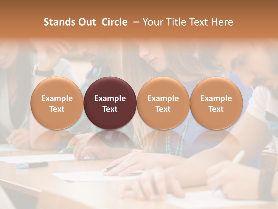 Write Workplace Study PowerPoint Template
