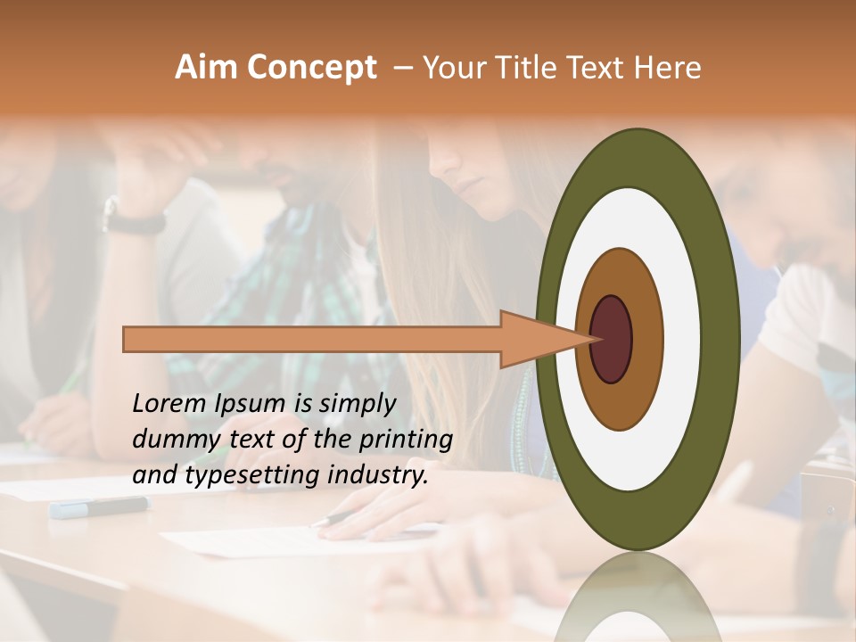 Write Workplace Study PowerPoint Template