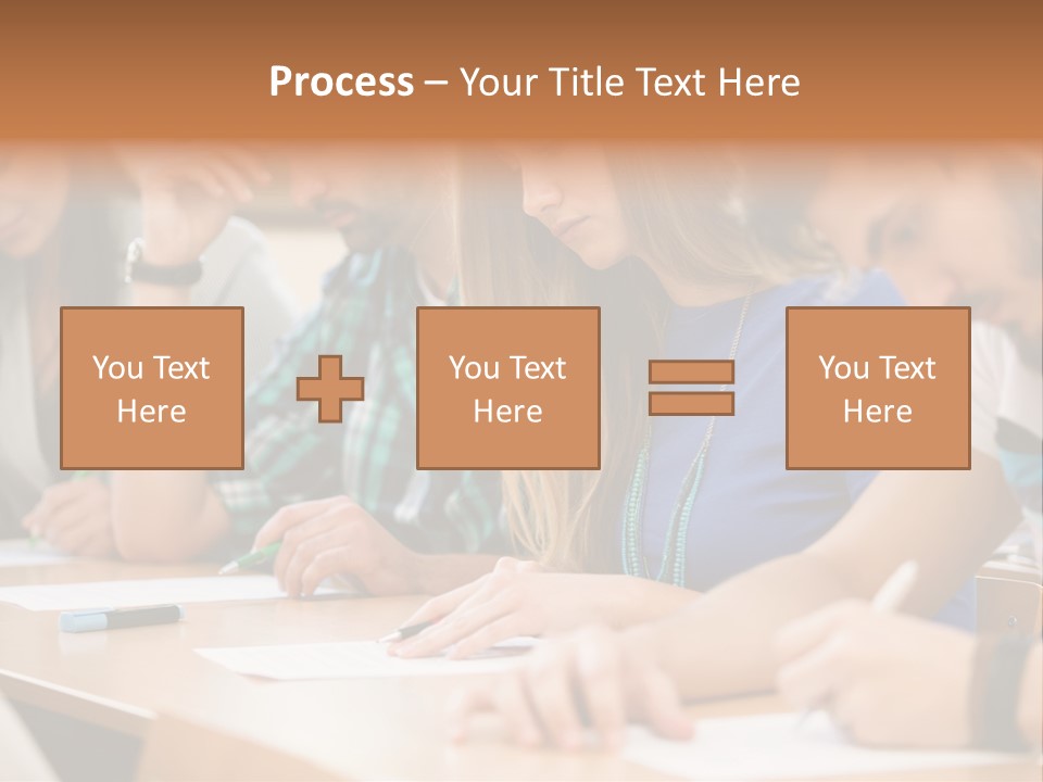 Write Workplace Study PowerPoint Template