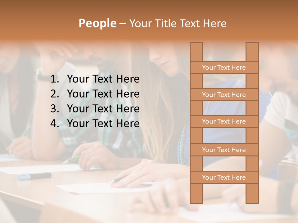 Write Workplace Study PowerPoint Template