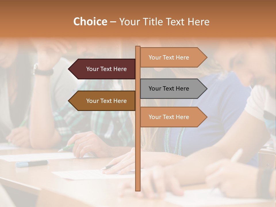 Write Workplace Study PowerPoint Template