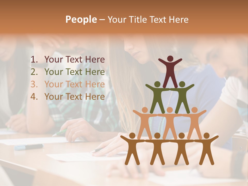 Write Workplace Study PowerPoint Template