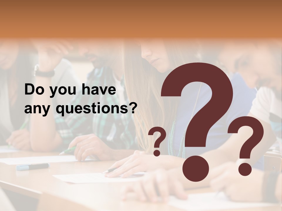 Write Workplace Study PowerPoint Template