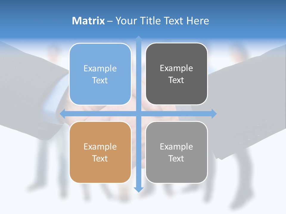 Commerce Team Agree PowerPoint Template