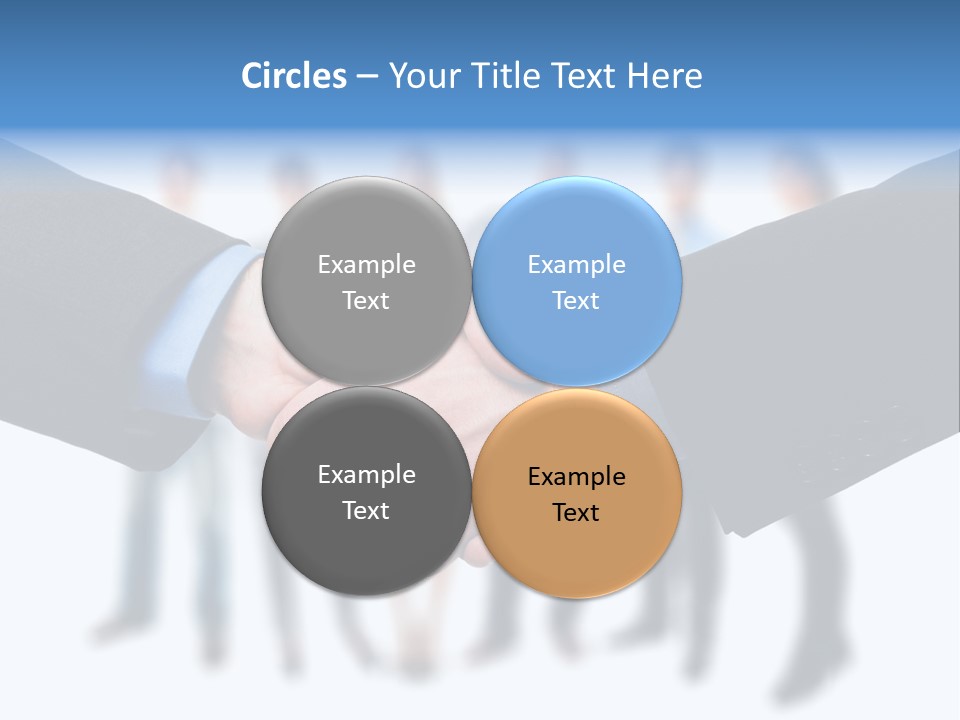 Commerce Team Agree PowerPoint Template