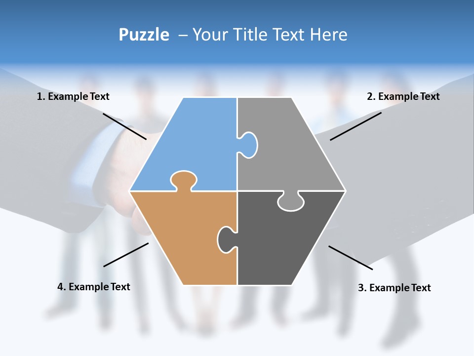 Commerce Team Agree PowerPoint Template