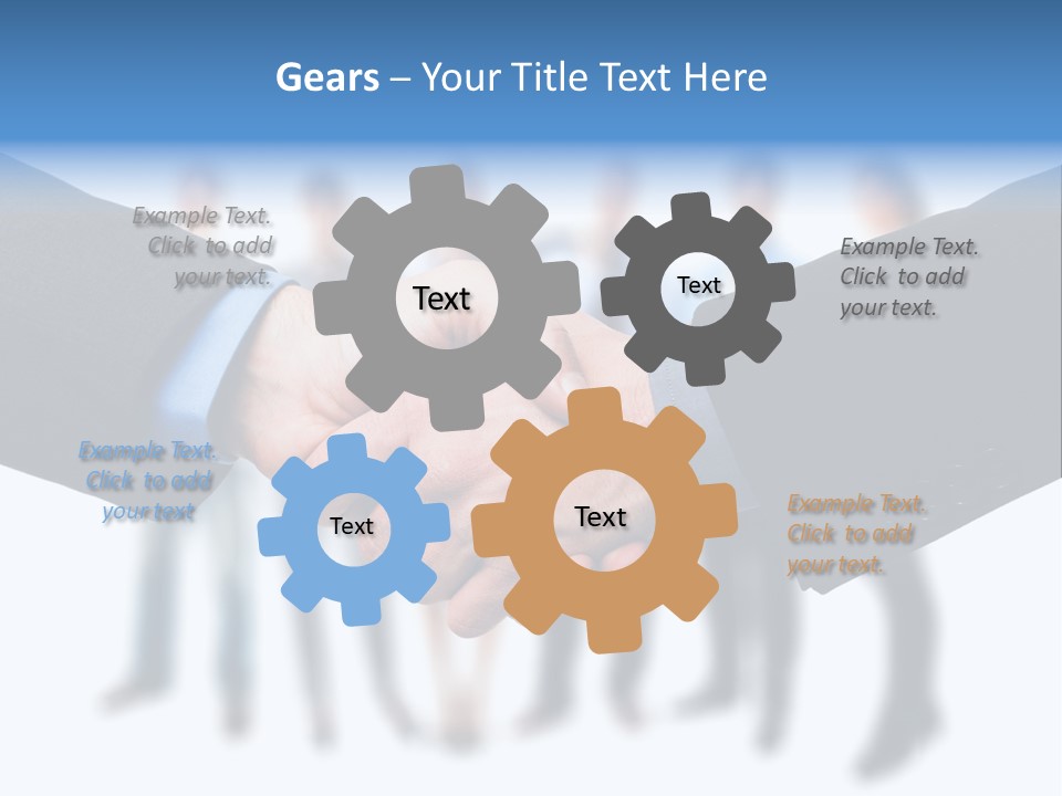 Commerce Team Agree PowerPoint Template