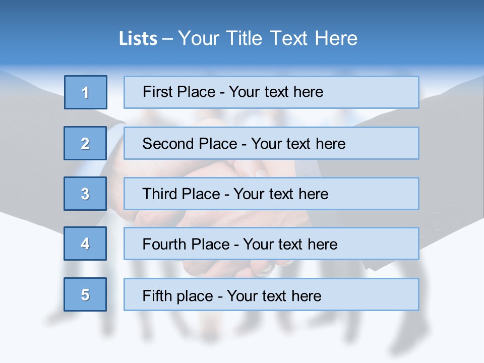 Commerce Team Agree PowerPoint Template