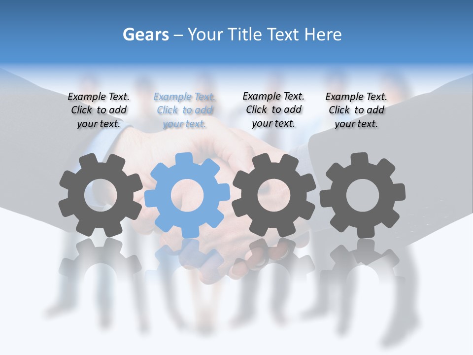 Commerce Team Agree PowerPoint Template