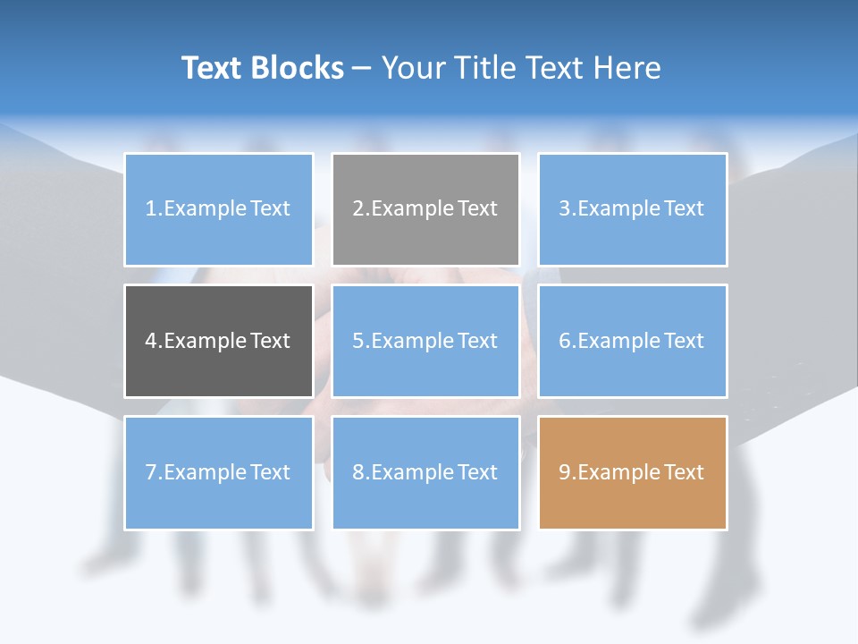 Commerce Team Agree PowerPoint Template