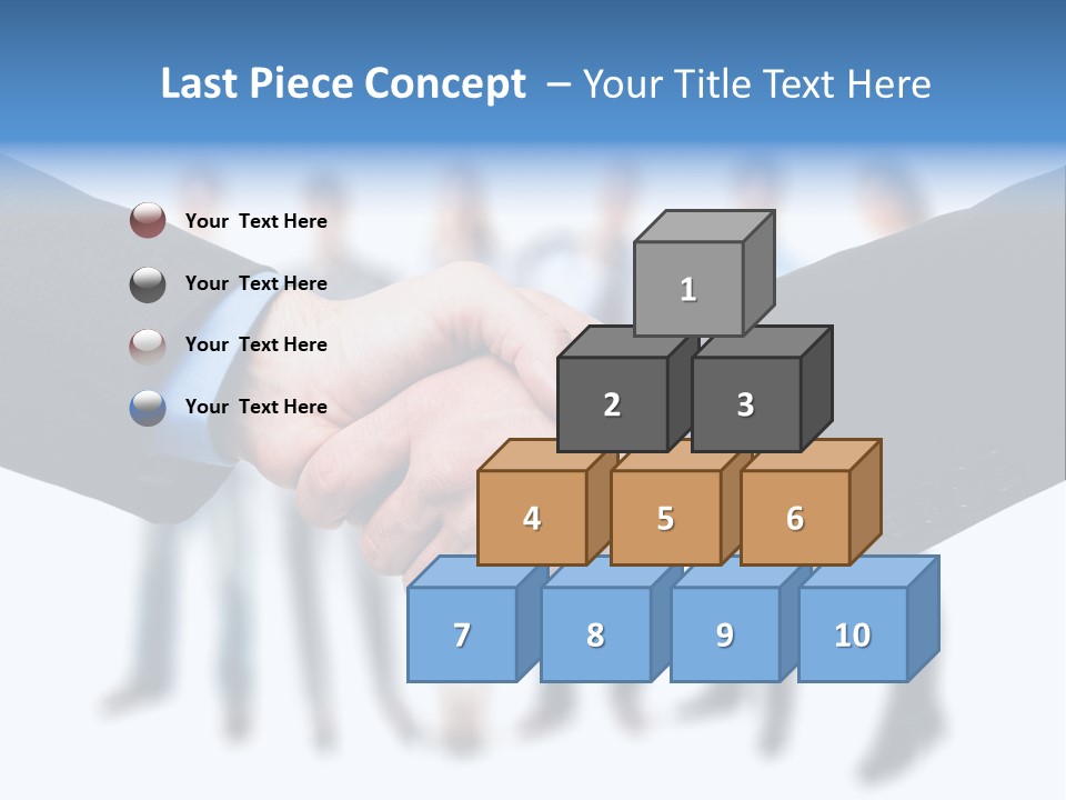 Commerce Team Agree PowerPoint Template