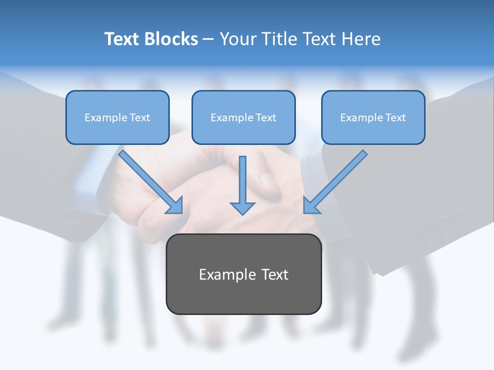 Commerce Team Agree PowerPoint Template