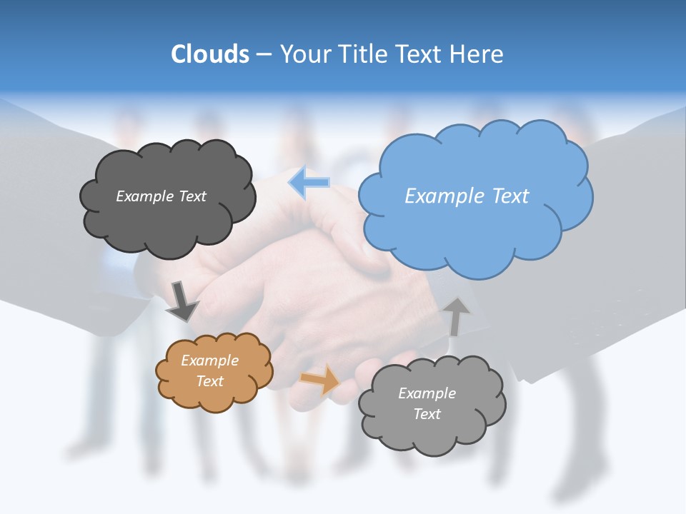 Commerce Team Agree PowerPoint Template