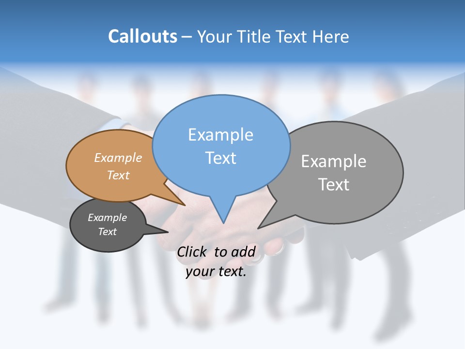 Commerce Team Agree PowerPoint Template
