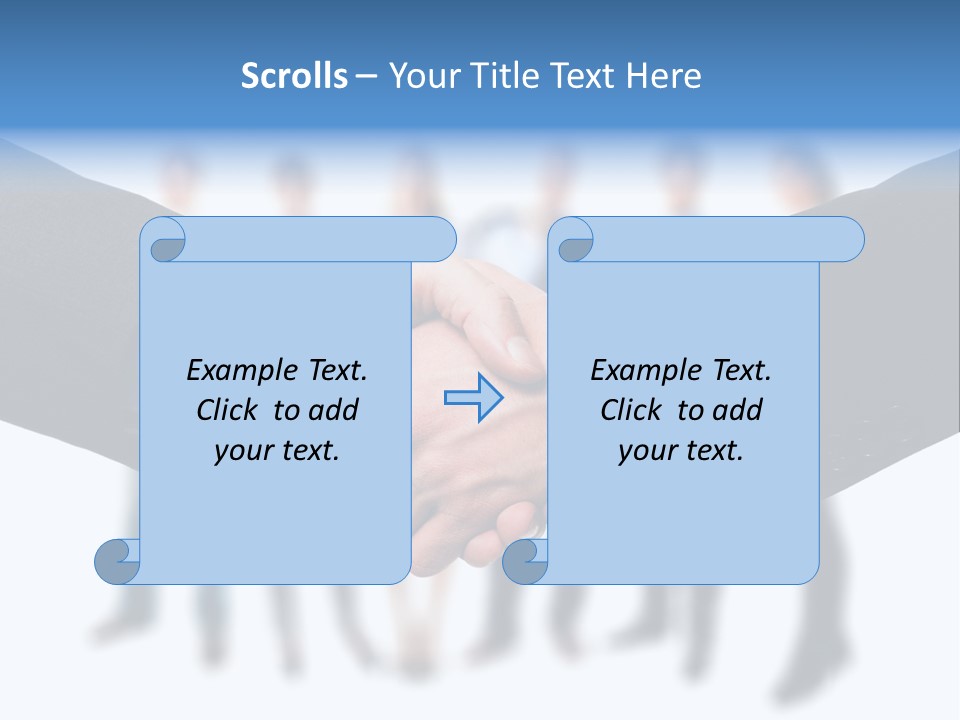 Commerce Team Agree PowerPoint Template
