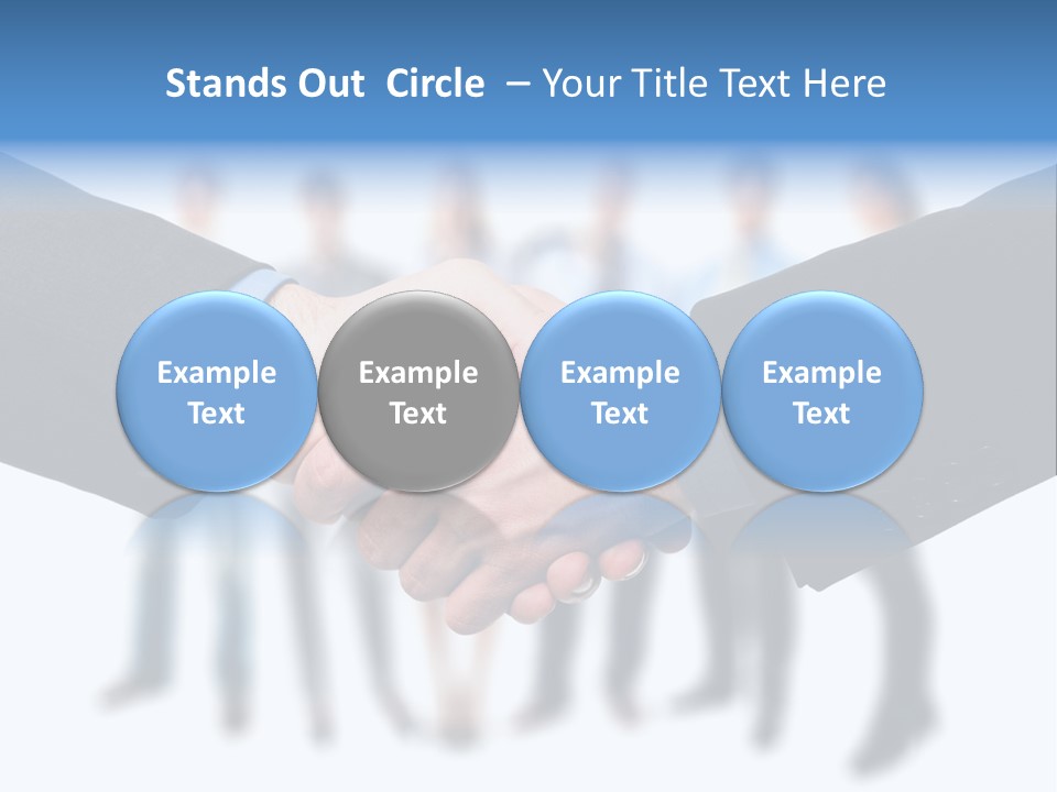 Commerce Team Agree PowerPoint Template