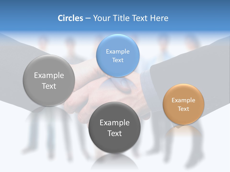 Commerce Team Agree PowerPoint Template