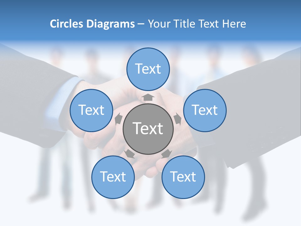 Commerce Team Agree PowerPoint Template