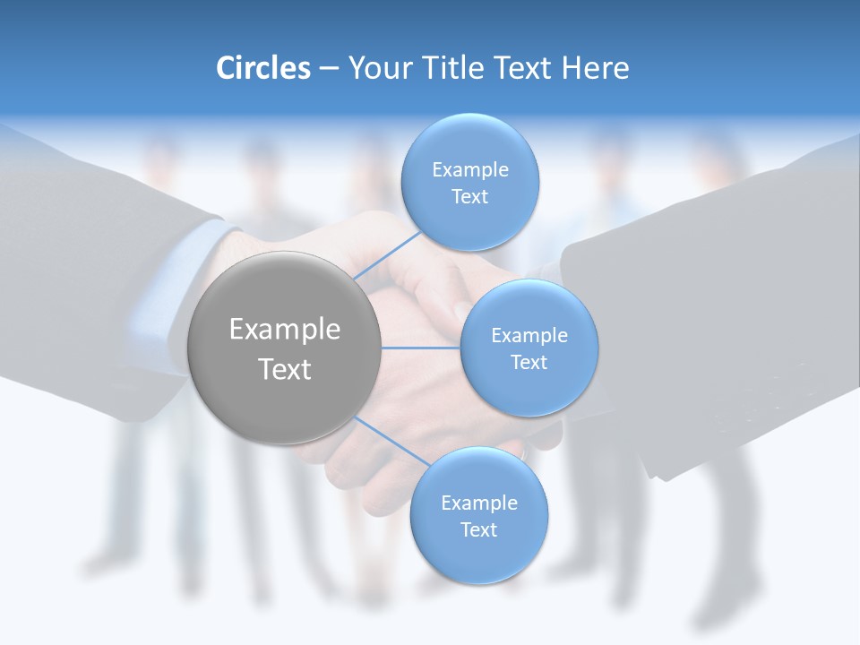 Commerce Team Agree PowerPoint Template