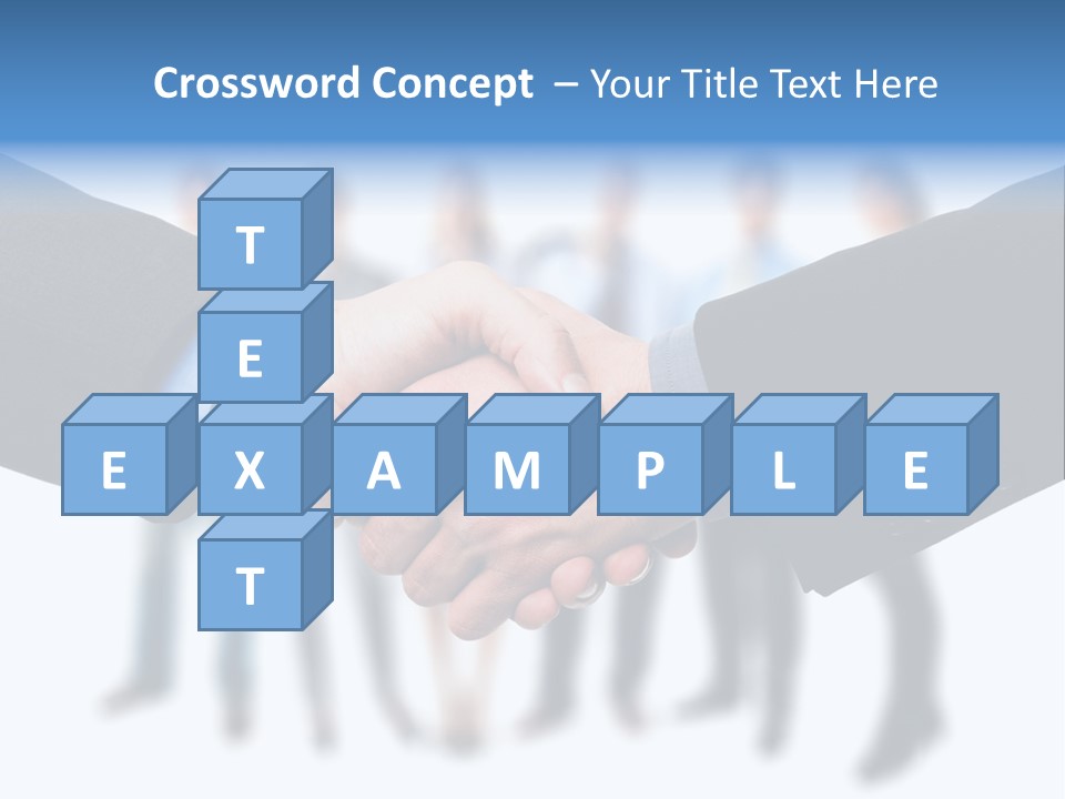 Commerce Team Agree PowerPoint Template