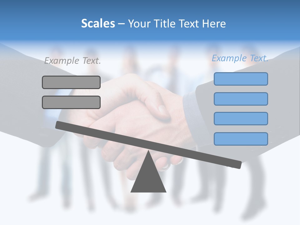 Commerce Team Agree PowerPoint Template