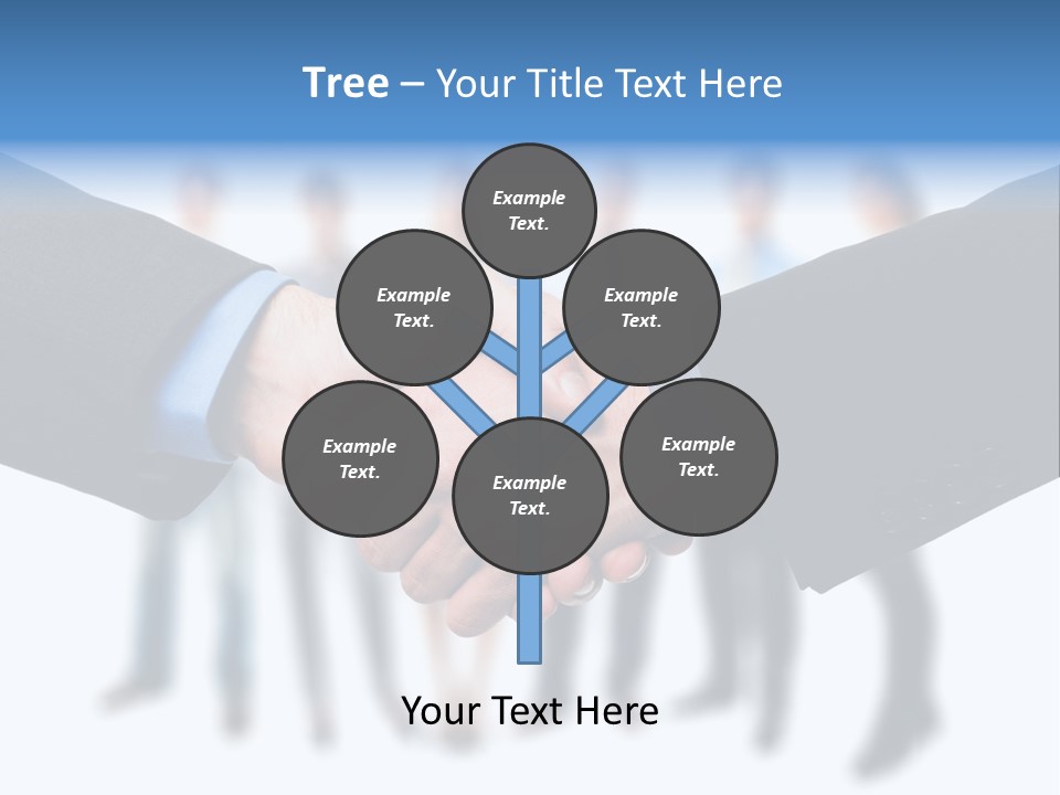 Commerce Team Agree PowerPoint Template