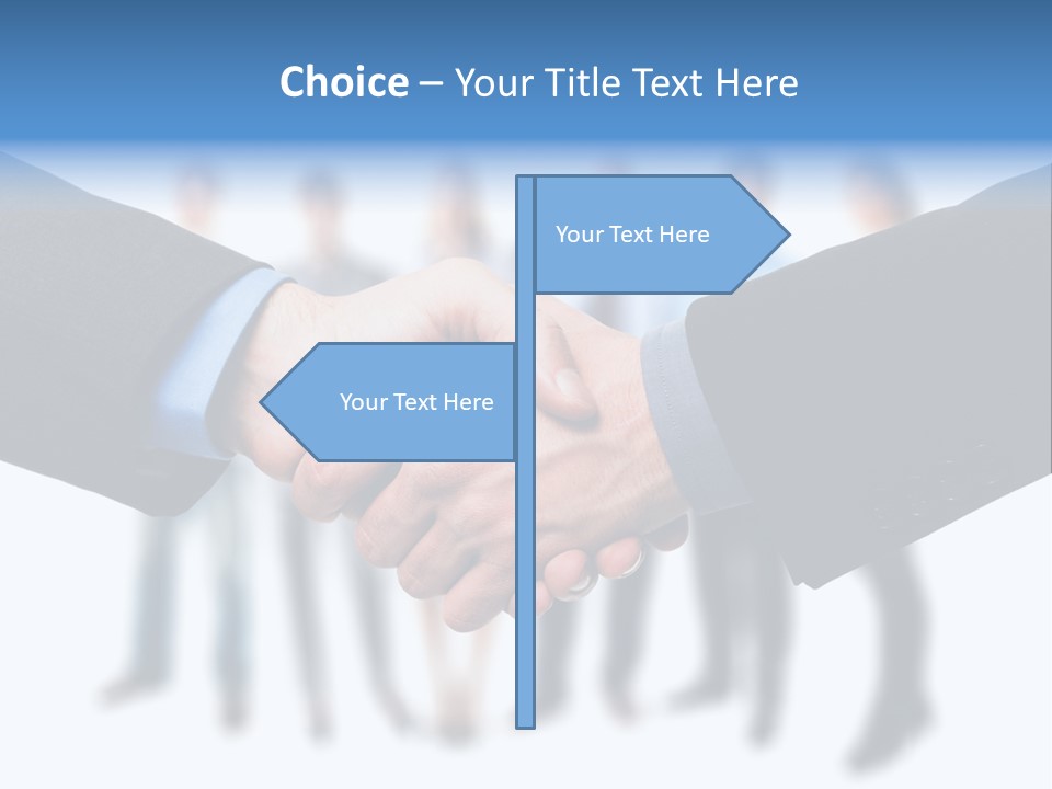 Commerce Team Agree PowerPoint Template