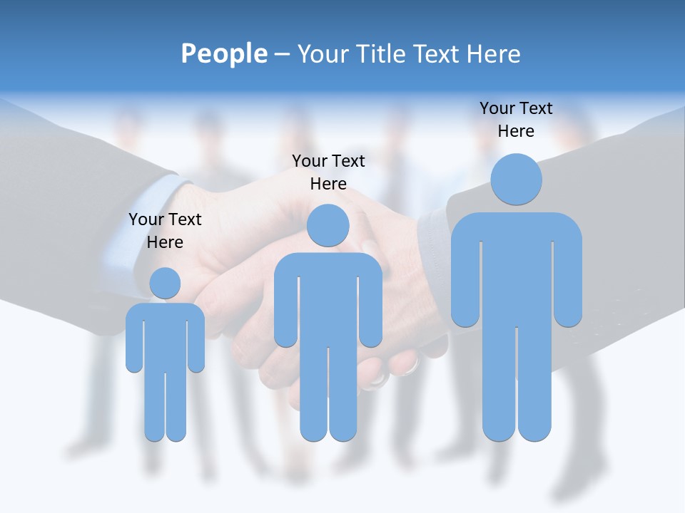 Commerce Team Agree PowerPoint Template