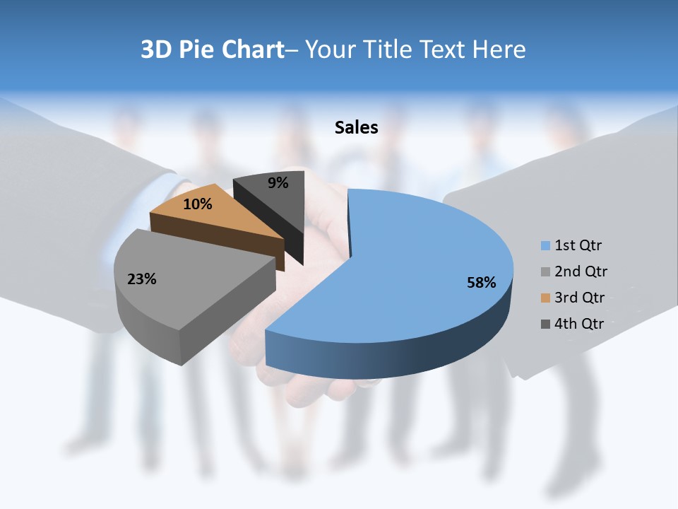Commerce Team Agree PowerPoint Template