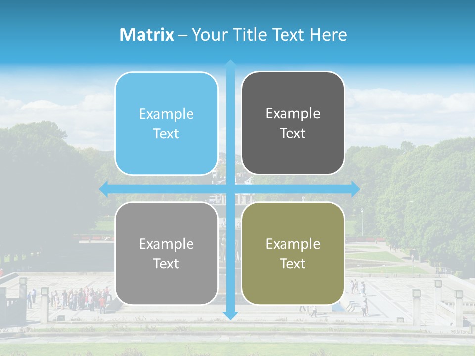 Monument Frognerpark Tourism PowerPoint Template