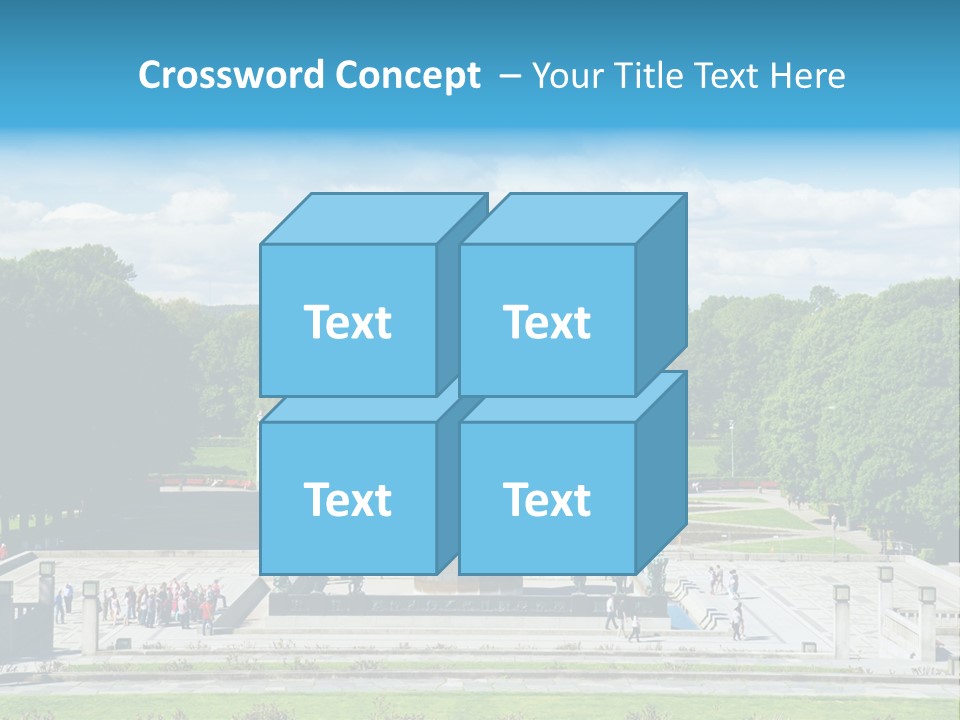 Monument Frognerpark Tourism PowerPoint Template