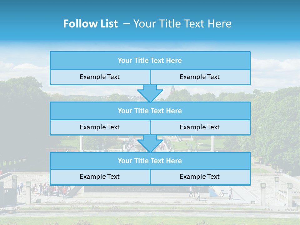 Monument Frognerpark Tourism PowerPoint Template