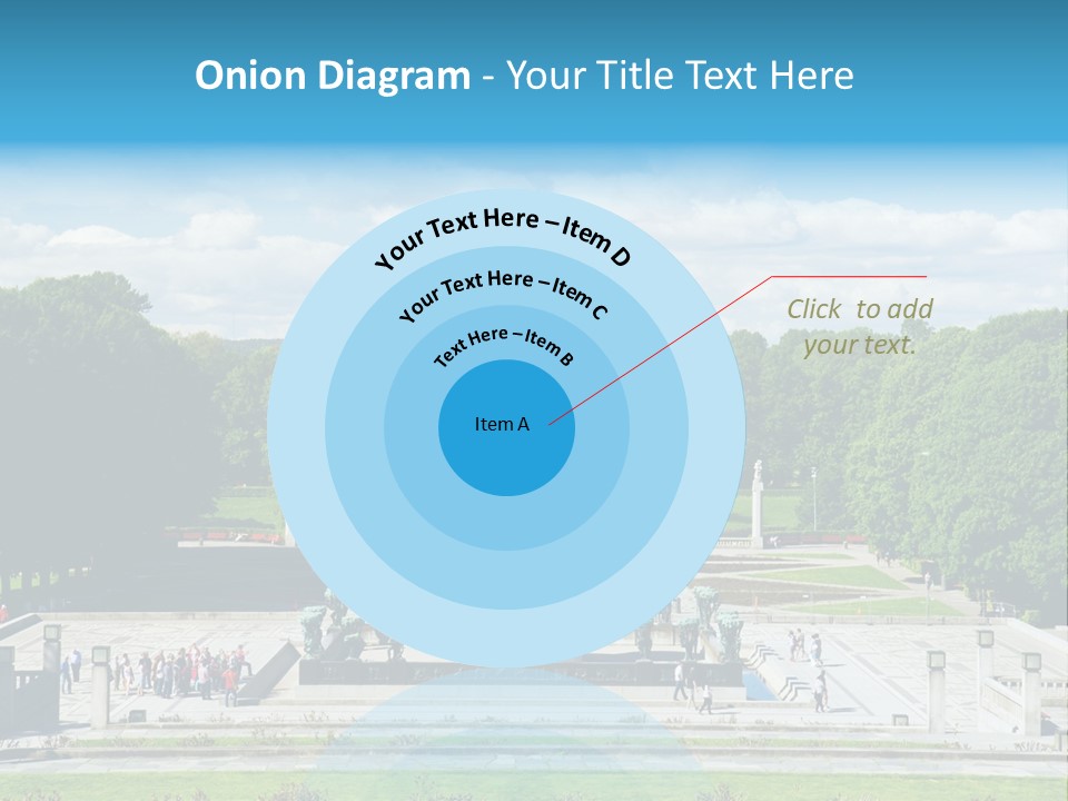 Monument Frognerpark Tourism PowerPoint Template
