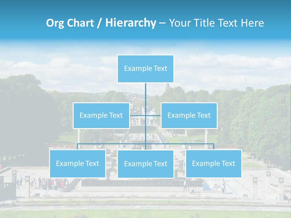 Monument Frognerpark Tourism PowerPoint Template