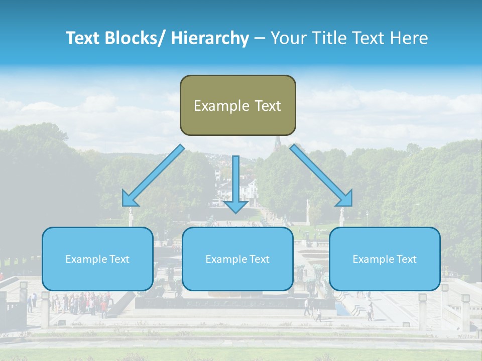 Monument Frognerpark Tourism PowerPoint Template