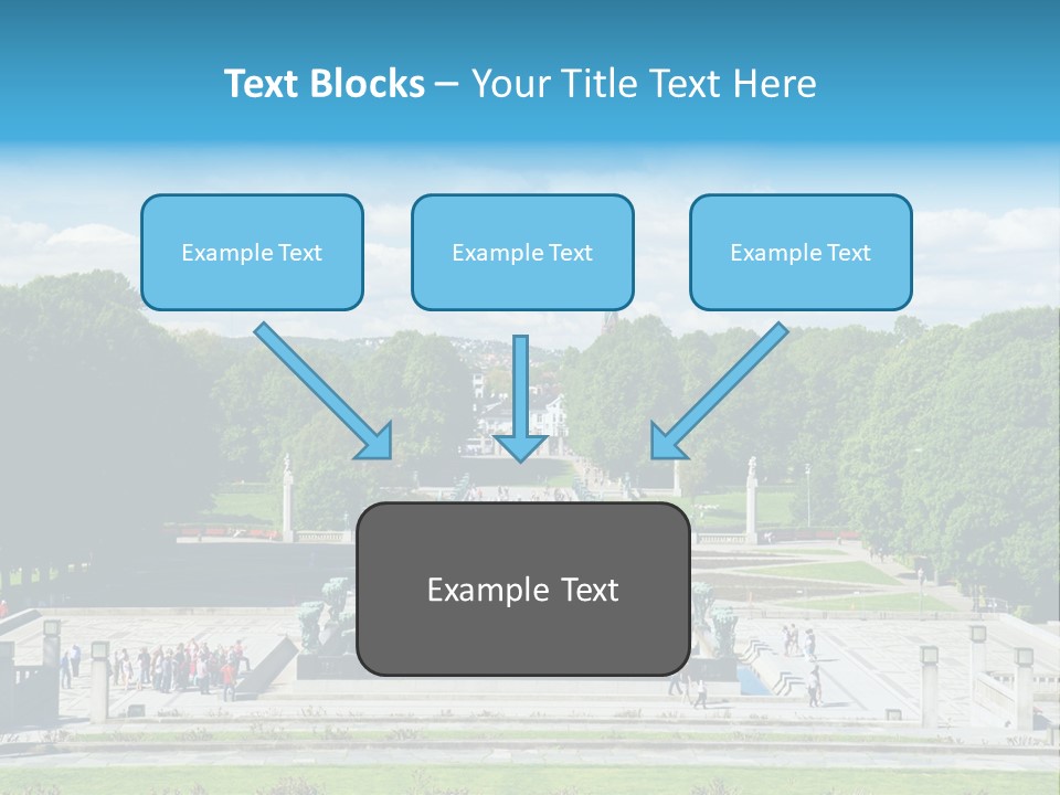 Monument Frognerpark Tourism PowerPoint Template