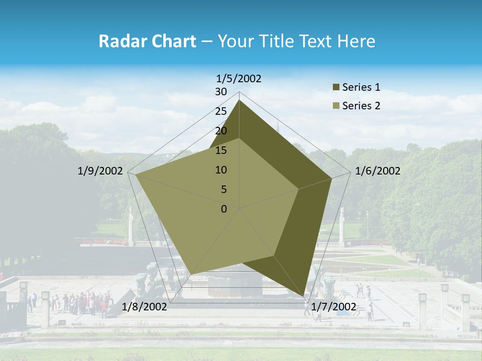 Monument Frognerpark Tourism PowerPoint Template
