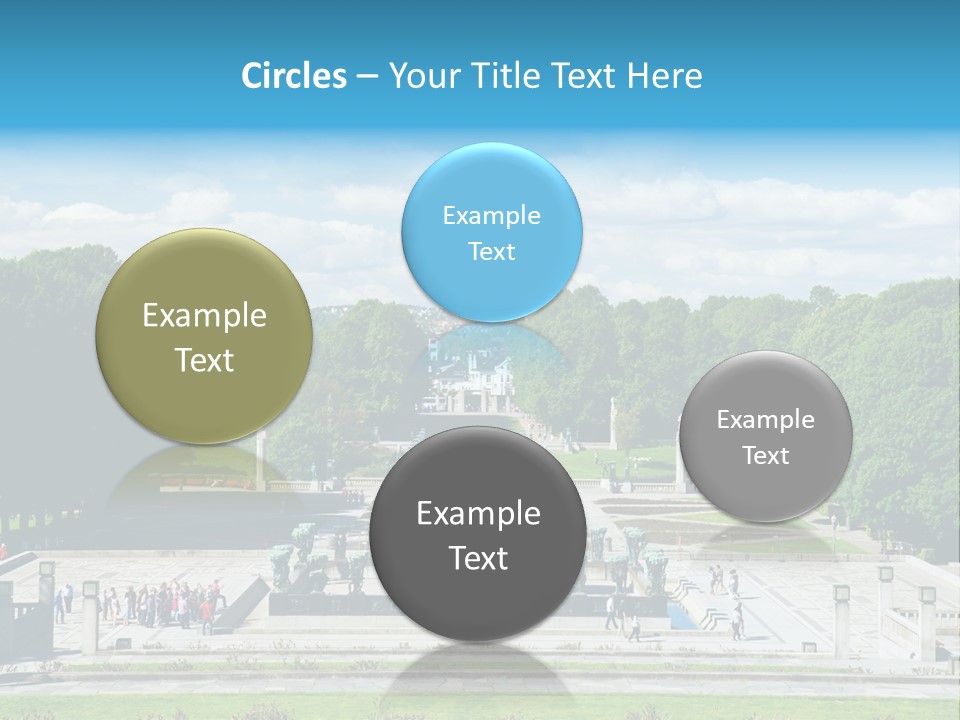 Monument Frognerpark Tourism PowerPoint Template