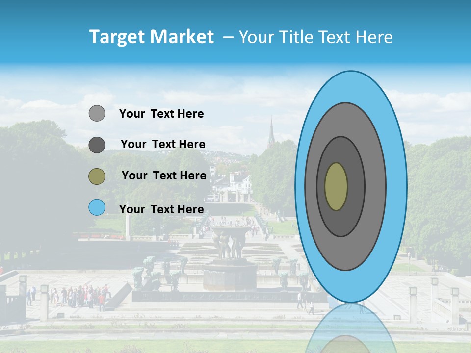 Monument Frognerpark Tourism PowerPoint Template